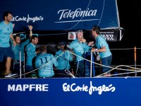 VOR: Los equipos llegaron al transporte. © PAUL TODD/Volvo Ocean Race