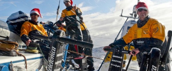 Feliz Navidad desde la flota VOR 2011-12 Crédito Foto: Diego Fructuoso/Team Telefonica/Volvo Ocean Race
