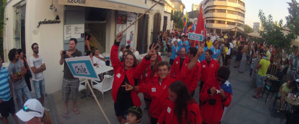 Desfile Team Chile - ISAF Youth Worlds 2013 1000px