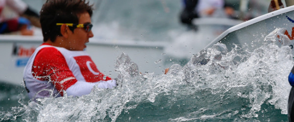 OptiWorlds 2013: Exequiel Grez recupera 48 puestos Races Day 2, Optimist World Championship 2013., Italy, © Matias Capizzano