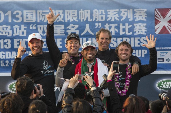 Extreme Sailing Series 2013. Act3. Qingdao. China. © Lloyd Images