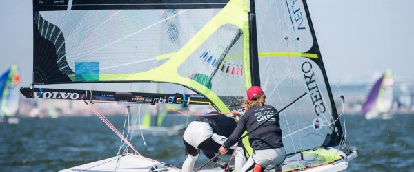 Equipo Grez Día 1 en Europeo de Veleros Olímpicos © Berni Grez