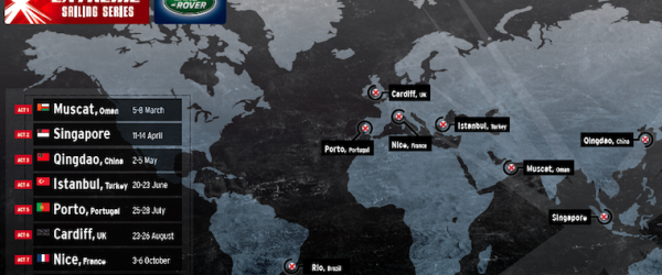 Land Rover llega a la Extreme Sailing Series ESS_Venue_Map_2013-760x376