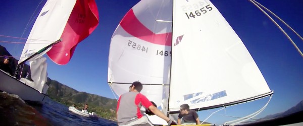Regatas clase Lightning Chile en Laguna Aculeo Llegada fotográfica segunda regata © Sorvest.cl